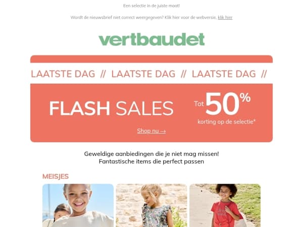Laatste dag! Tot 50%* 📢