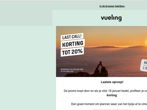 20% korting: laatste oproep om 2026 reizend te starten 🏃‍♀️‍➡️