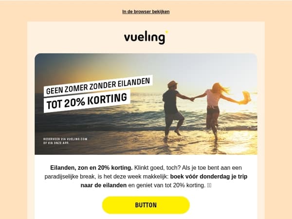 Tot 20% korting naar de eilanden 🏝️🏝️