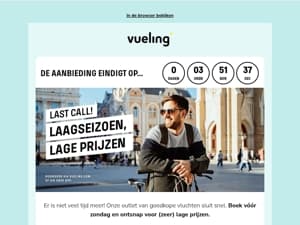 Onze outlet staat op het punt te sluiten...🏃