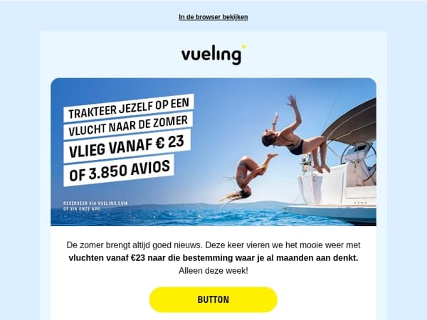 Vlieg de zomer in vanaf €23! 🪂💌