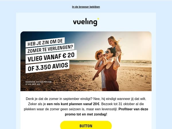 20 € om de zomer te verlengen 🏝️