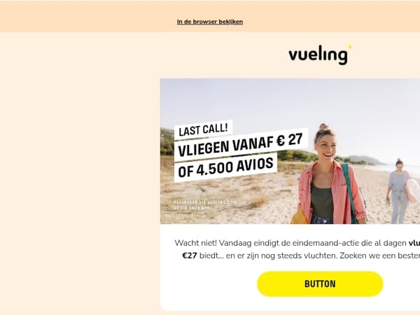 Laatste dag! Vluchten vanaf €27 nog maar een paar uur…🌈✈️