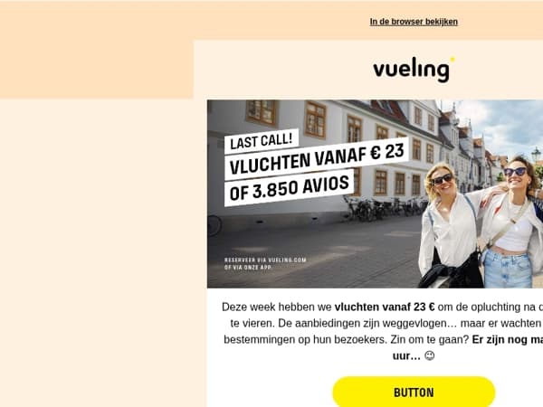 Deze promo vervliegt binnen enkele uren… 👉