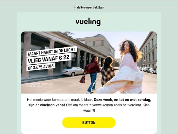 Maart in de lucht vanaf €22 ✈️