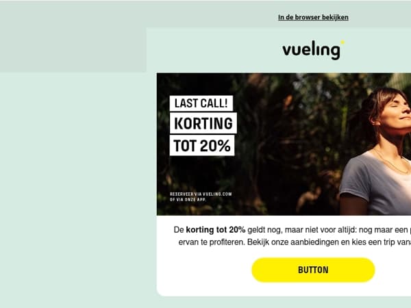 Tik tak… 20% korting vervliegt 😶‍🌫️
