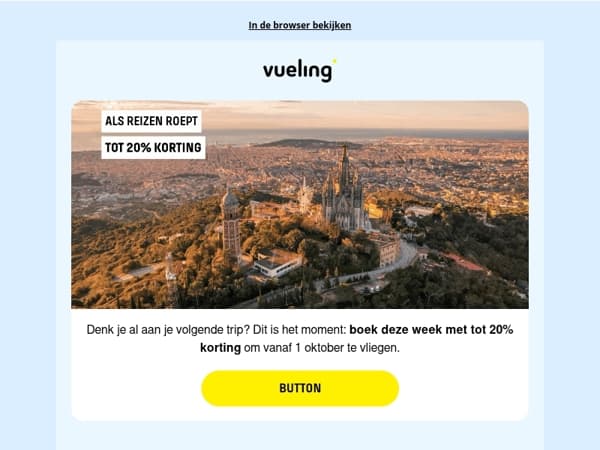 ✈️ Je volgende vlucht, tot 20% goedkoper