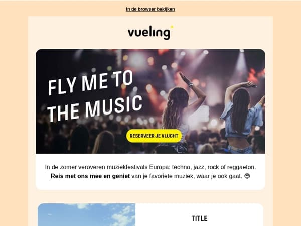 Vlieg naar Cruïlla, Bilbao BBK Live of waar de muziek je ook naartoe brengt! 🎸