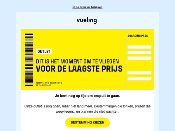 Laatste dagen van de outlet ⏳