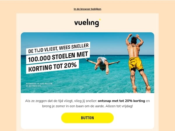 Tot 20 % korting om te vliegen 🪁🪁