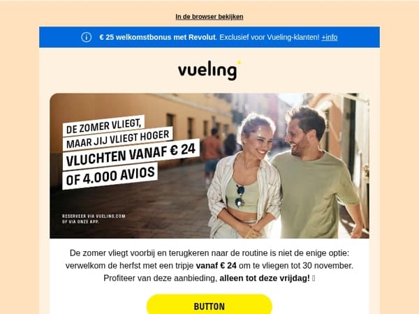 24 € om een herfst vol reizen te beleven 🍂