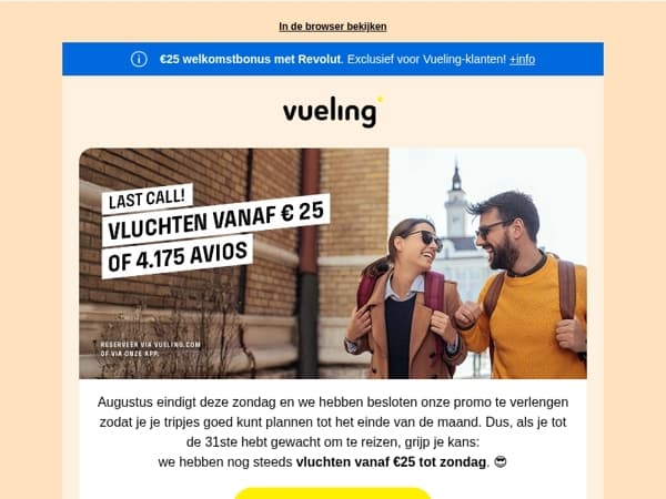 We verlengen de promo tot zondag! 🚀