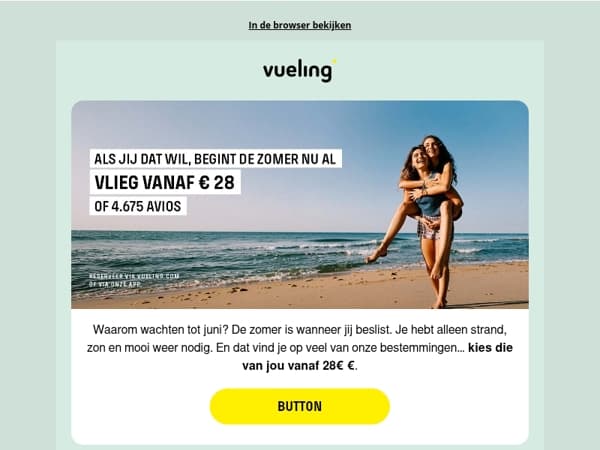 De zomer is wanneer jij dat wilt ⛱️