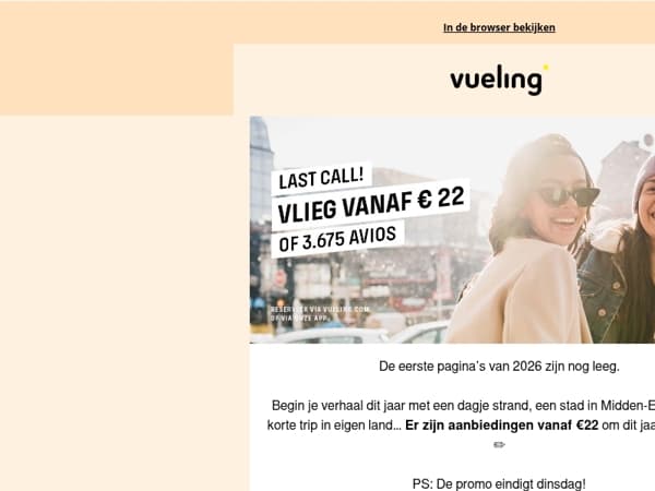 💛 Wat wordt jouw eerste getaway van 2026? 💛