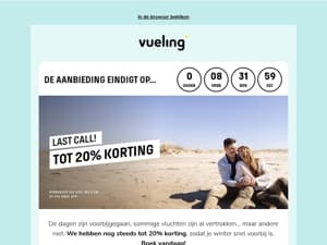 Deze korting verdwijnt… Boek vandaag! 💸