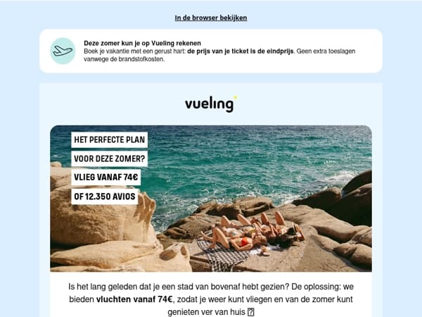 Aanbiedingen vanaf 74€ zodat je weer kunt vliegen 🪁