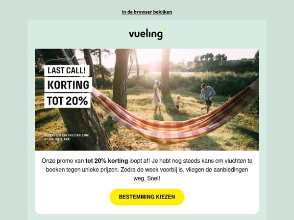 Laatste uren korting! ⌛