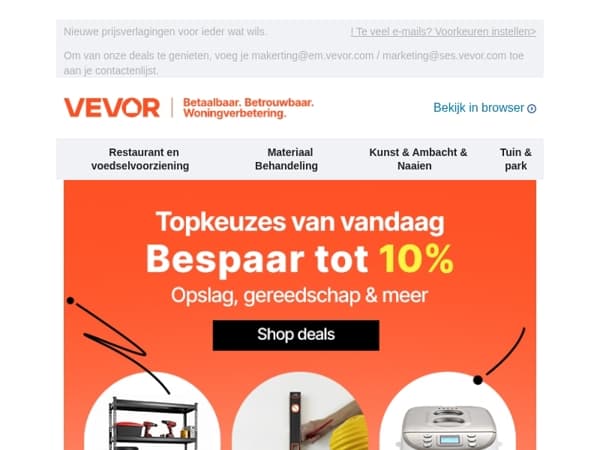 Je dagelijkse dosis deals is geserveerd!