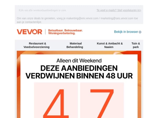 Weekendwaarschuwing: 48 Uur Black Friday Deals.