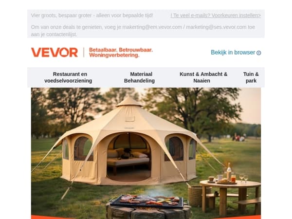 Mega Zomersale – Tot 30% korting!