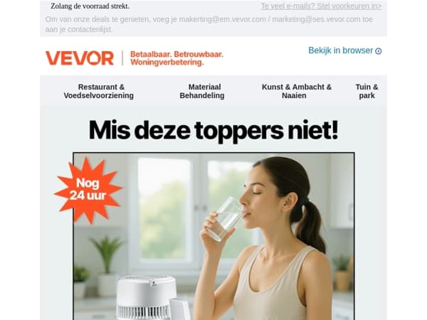 Haast je! Laatste uren voor weerstations, distilleerders & meer