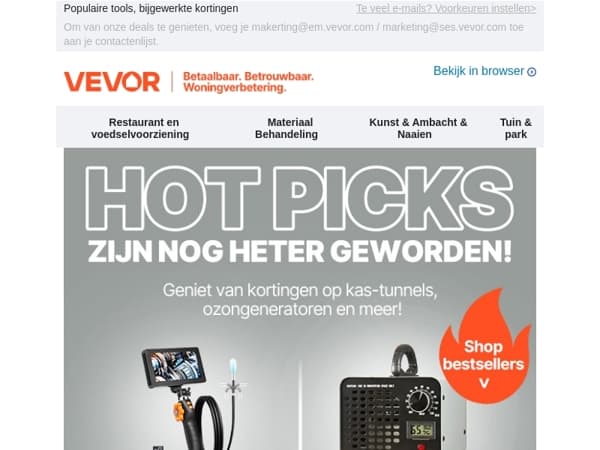 Bestsellers nu in de aanbieding!