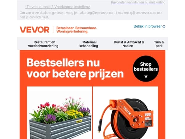 Bestsellers bijgewerkt – Koop de beste tools!