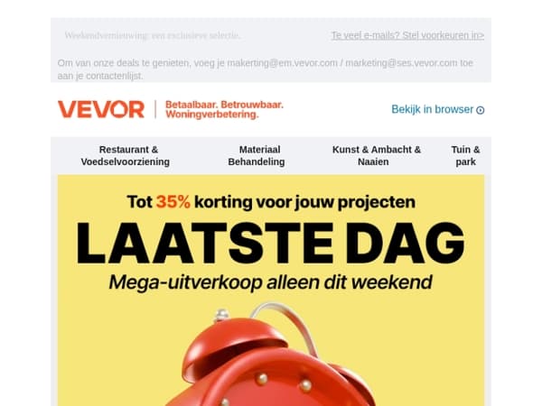 Hallo weekend, hallo nieuwe ontdekkingen.