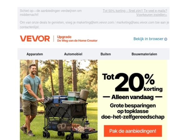 Dagelijkse aanbiedingen bijgewerkt – Geniet vandaag nog van tot 20% korting!