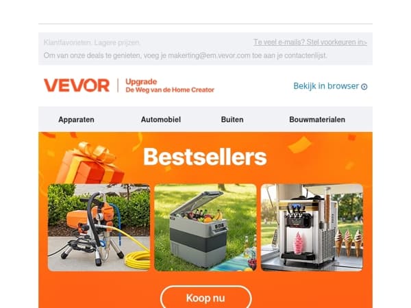 Het Best-Seller Event Is Begonnen