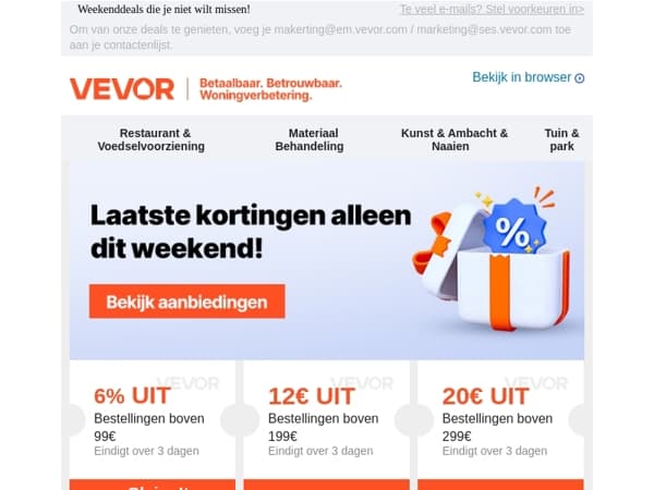 Slechts 2 dagen – Beperkte aanbiedingen!