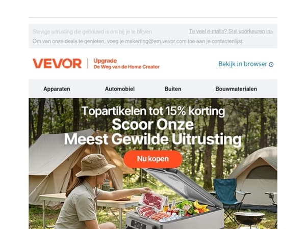 Bespaar tot 15% zolang de hot buys op voorraad zijn