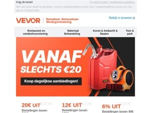 Superdeals en opruiming vanaf slechts $20! Krijg de beste!