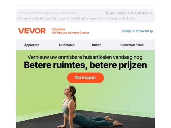 Tot 15% korting. Pak de uitrusting die je nodig hebt
