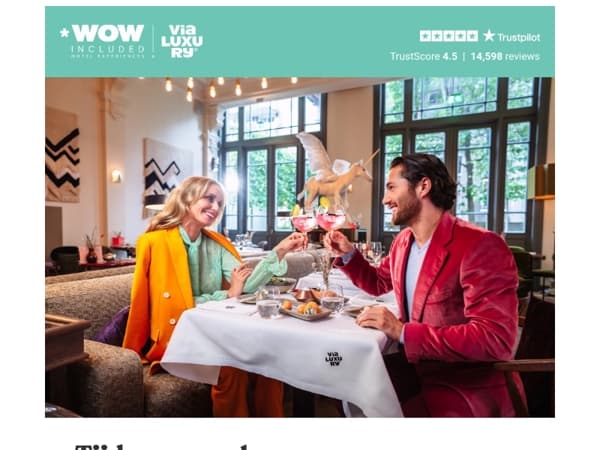 💚 De beste arrangementen, speciaal voor jou