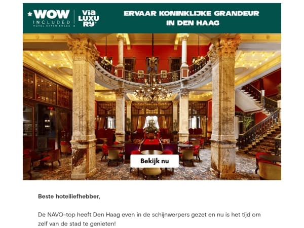 De NAVO-top is voorbij… Tijd voor jouw eigen topverblijf in Den Haag of Scheveningen!