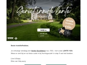 Gratis Goodiebox t.w.v. €100,- 🎁