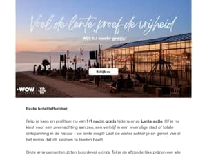 Grijp je kans 🌼 Hotels met Gratis overnachting!