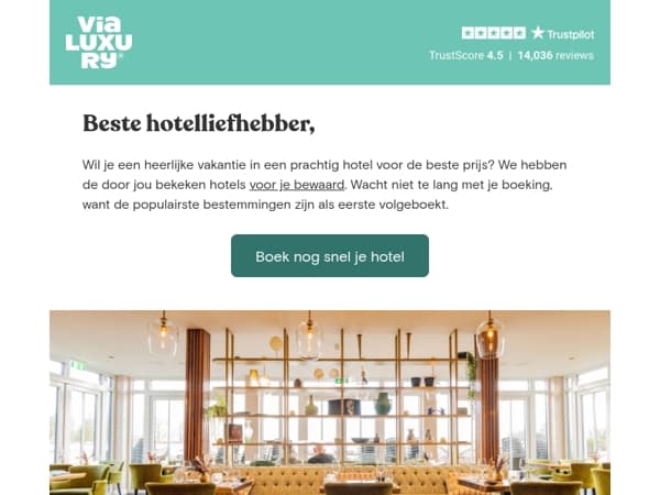 Boutique Hotel ter Zand - Handwritten Collection wacht op je!