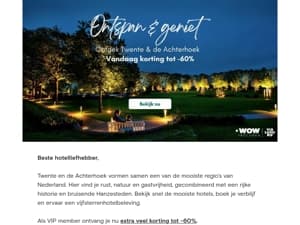 Ontdek Twente en de Achterhoek, nu met korting tot -60%!