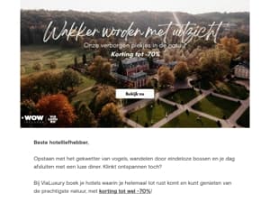 Wakker worden met uitzicht!