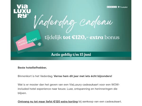 Vaderdag komt eraan… Ben jij al voorbereid?