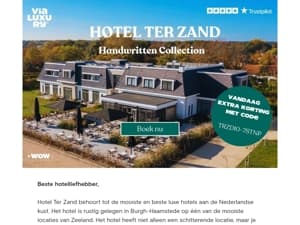 Onze beste Zeeland arrangement ⏰ Vandaag met extra hoge korting!