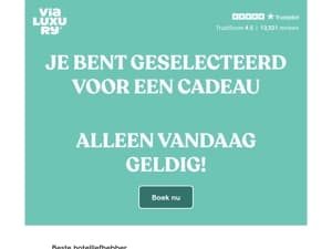 Verzilver vandaag nog jouw verrassingscadeau!