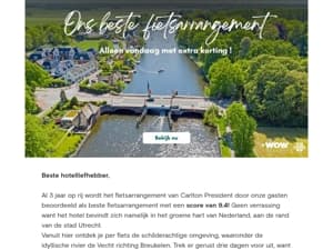 Onze best beoordeelde Fietsvakantie 🏆 Alleen vandaag met extra korting!