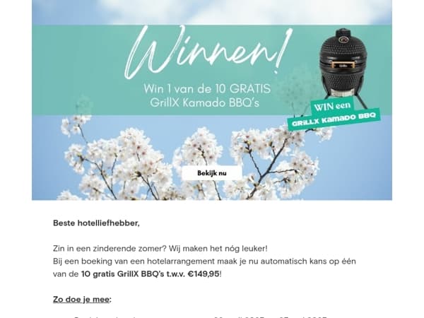 Win een gratis GrillX BBQ t.w.v. €149,95! 🔥