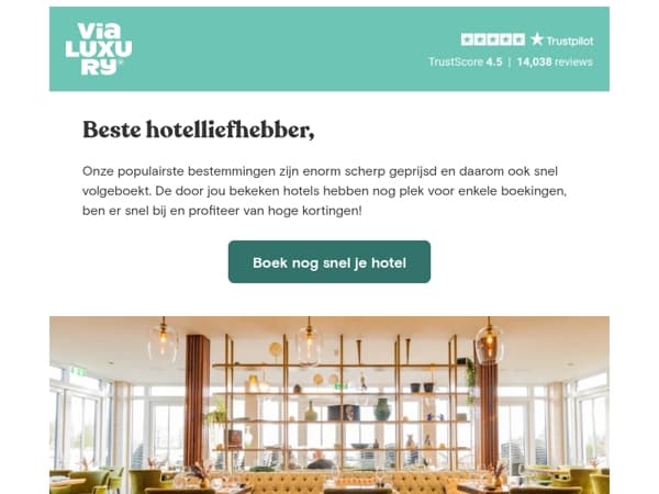 Jouw hotel wacht op je