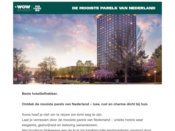 Ontdek de mooiste Parels van Nederland - Nu met korting tot -64%!