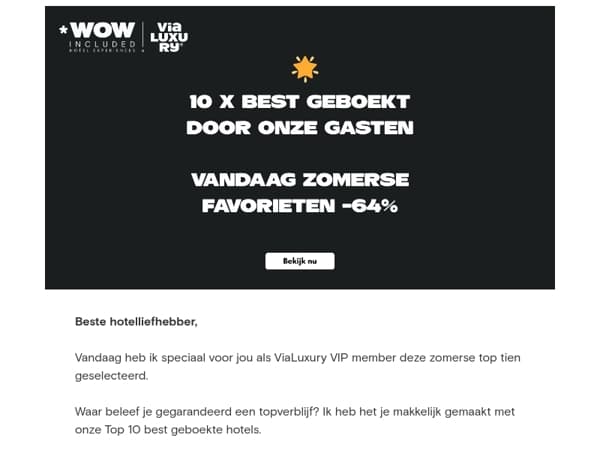 Gegarandeerd topverblijf: dit zijn de best geboekte experiences 🌟
