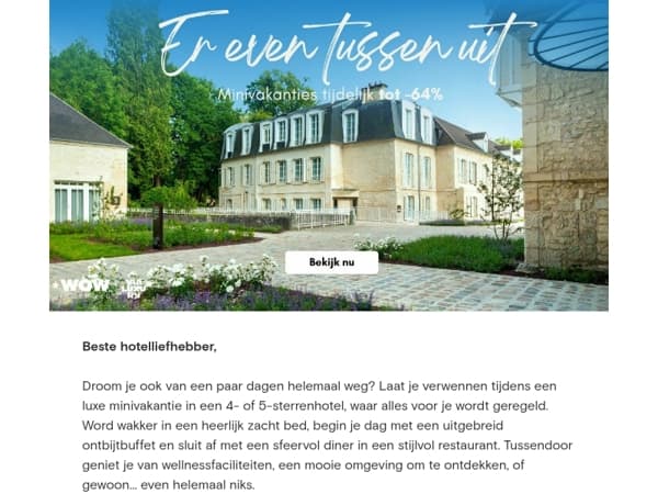 Zin in iets nieuws? Luxe minitrips met hoge korting wachten op je!